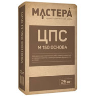 Цементно-песчаная смесь «Мастера ЦПС М 150 ОСНОВА» 25 кг Цементно-песчаная смесь «Мастера ЦПС М 150 ОСНОВА» 25 кг